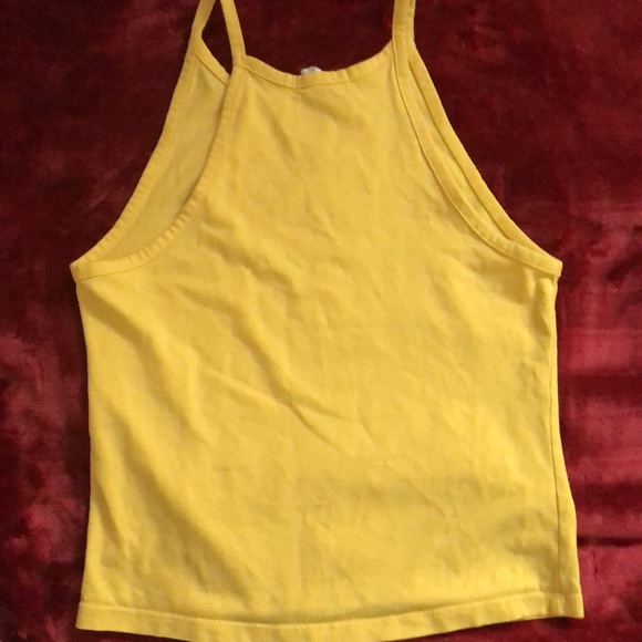 Yellow tank top, street wear society , size m - Picture 2 of 3